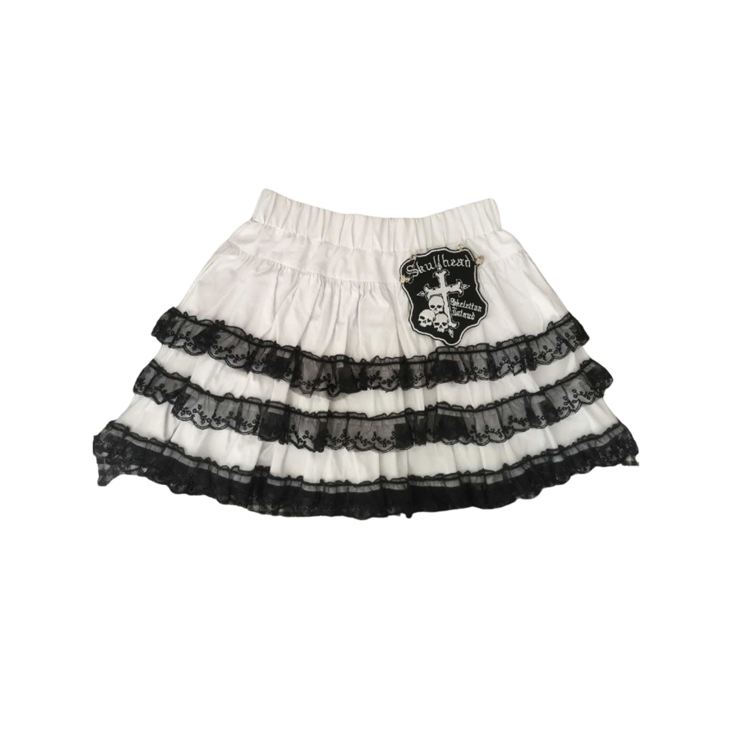 Free Shipping For 'Wanted' Harajuku Black & White Tutu Skirt