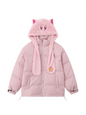 Free Shipping For 'Who Loves Kirby' Kawaii Hooded Puffer Coat