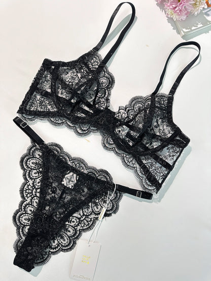 Free Shipping For  Exquisite Lace Lingerie Set