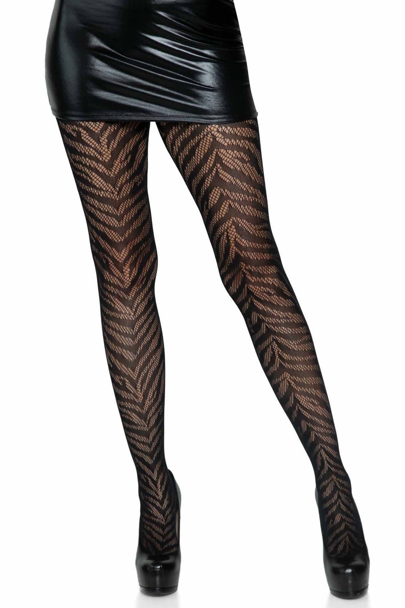 Free Shipping For Zebra Net Tights