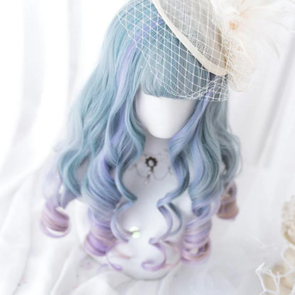 Free Shipping For Hivava Sweet Gradient Color Long Curly Wig