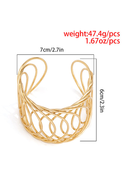 Original Creation Hollow Solid Color Bracelet Accessories-Homeunderwear