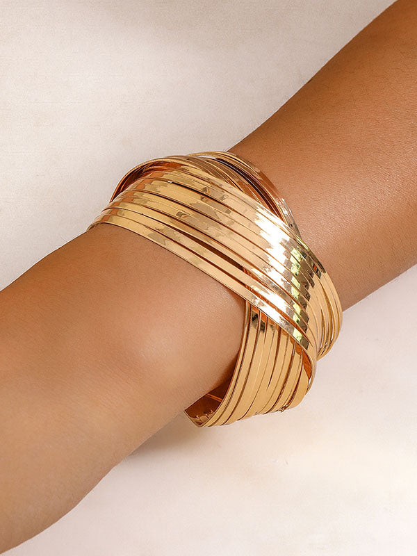 Geometric Solid Color Bracelet Accessories