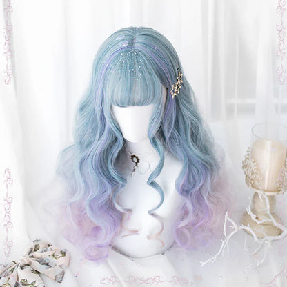 Free Shipping For Hivava Sweet Gradient Color Long Curly Wig