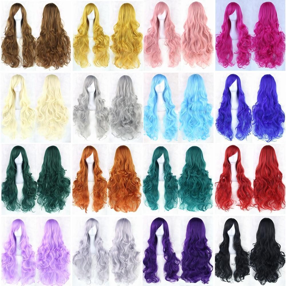 Free Shipping For Hivava Wavy Cosplay Wig 80cm (Heat Resistant) [20 Colors]