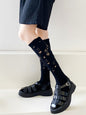 Fashion Hollow Solid Color Socks Accessories-Homeunderwear