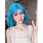 Free Shipping For Hivava Casual Series Hot Neon Blue Short Curly Wig