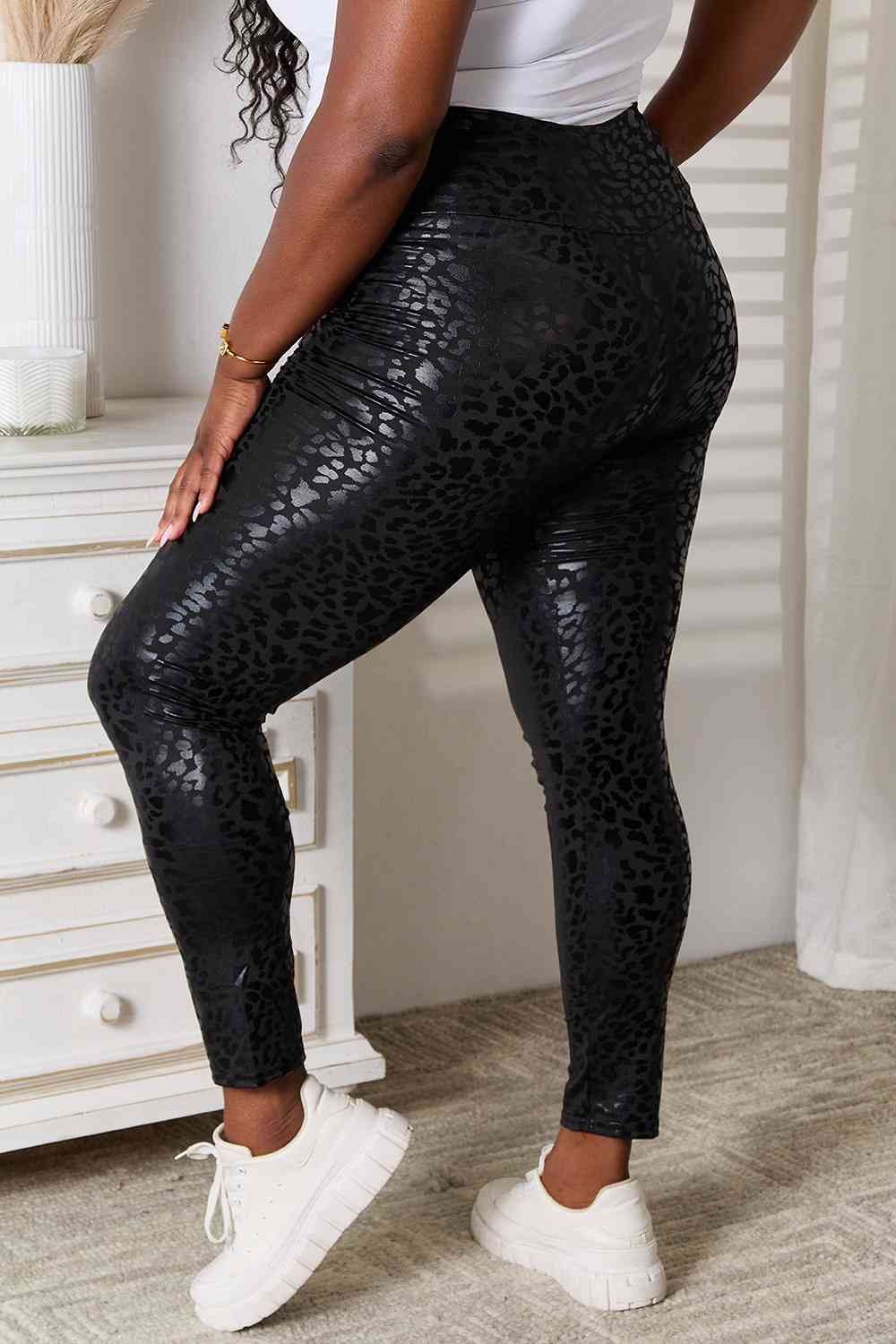 Free Shipping For Double Take High Waist Leggings