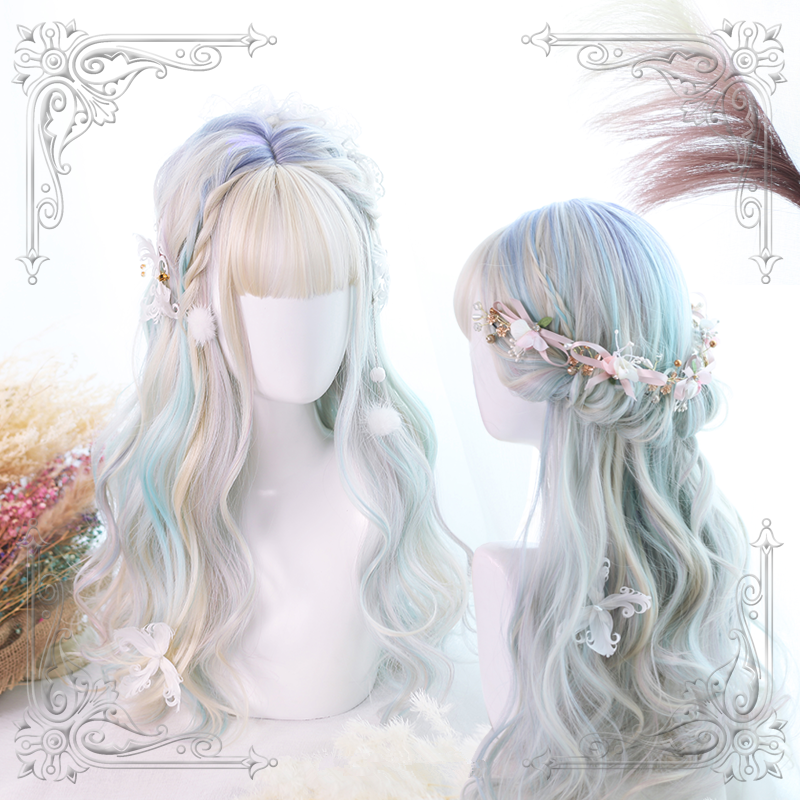 Free Shipping For Hivava Pastel Harajuku Long Curl Wig