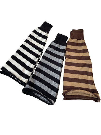 Urban Flared Striped Leg Warmers Accessories-Homeunderwear