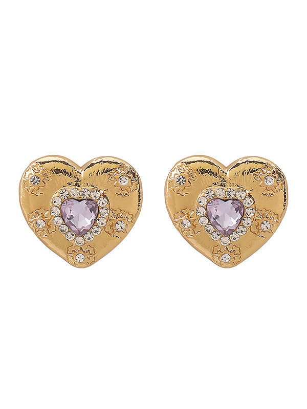 Heart Shape Earrings Accessories