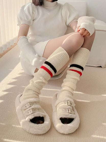 New Fashion Leisure Fashion Striped Leg Warmers Accessories-Homeundewear