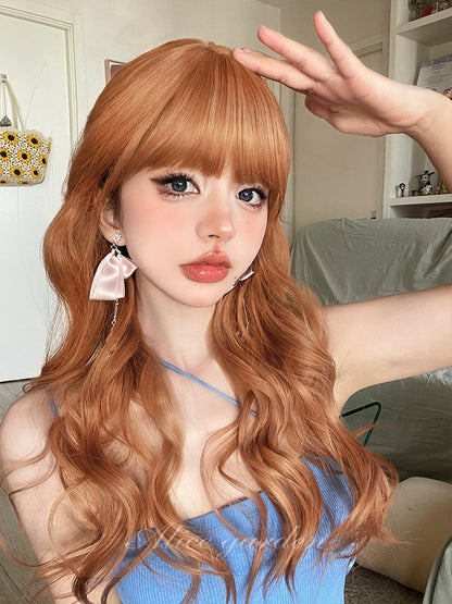 Free Shipping For Hivava Casual Series Natural Orange Curly Wig