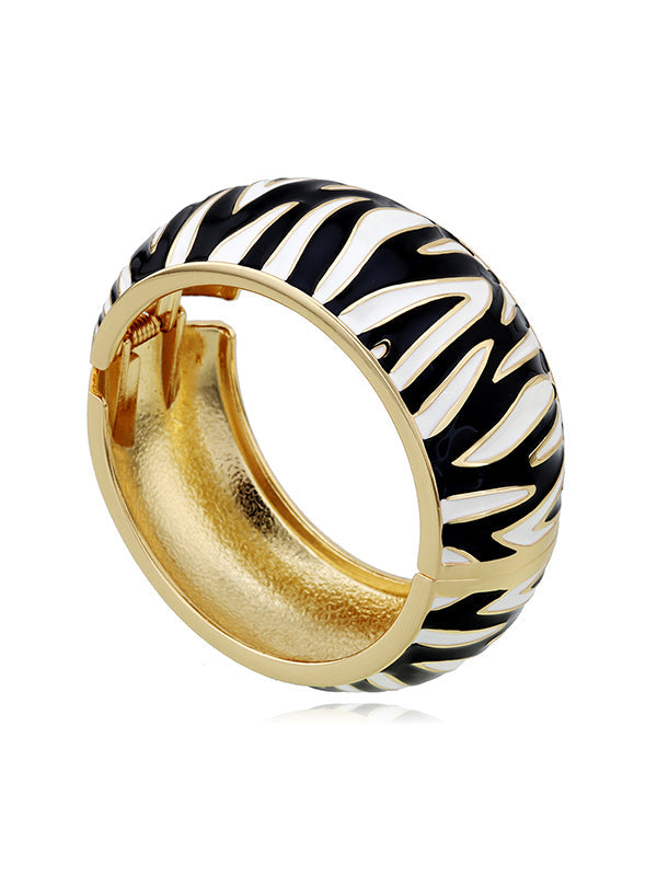 Geometric Zebra-Stripe Bracelet Accessories