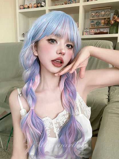 Free Shipping For Hivava Casual Series Mermaid Pastel Mixed Lolita Wig