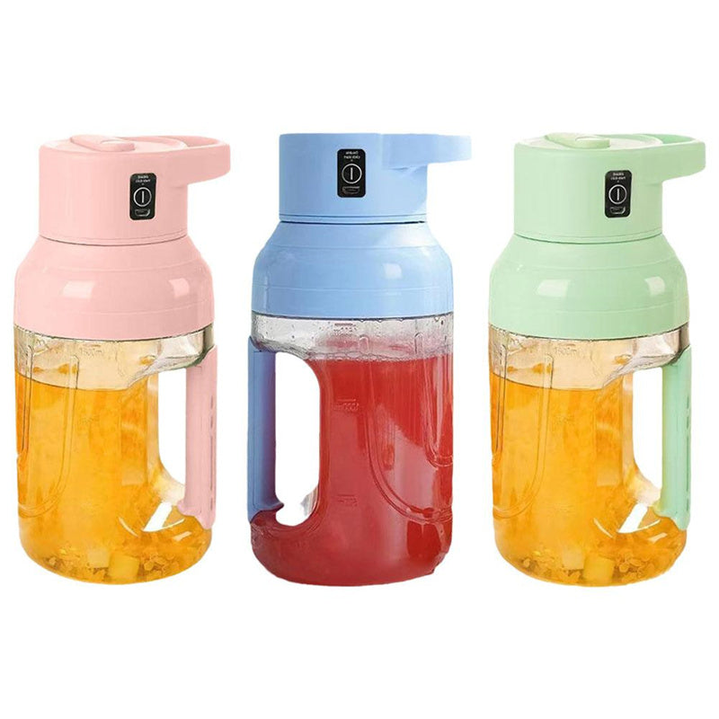 Free Shipping ForNew Arrival Summer Electric Juicer Portable Large Capacity 1500ml Juice USB Rechargeable Electric Portable Blender Kitchen Gadgets