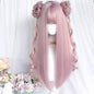 Free Shipping For Hivava Sweet Long Straight Flower Ball Wig With Neat Bangs