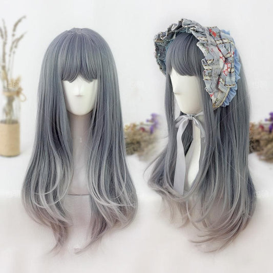 Free Shipping For Hivava Gradient Color Lolita Long Curly Wig