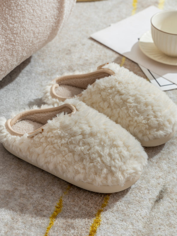 Home Wear Non-Slip Keep Warm Slippers-Homeunderwear