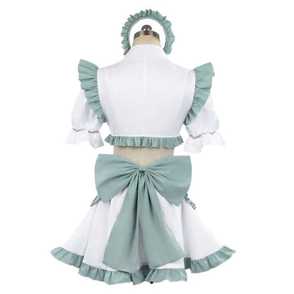 Free Shipping For_lya Sometimes Hides Her Feelings in Russian Anime Yuki Suou Women White Maid Dress Cosplay Costume