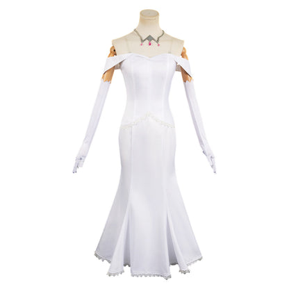 Free Shipping For_milia Women White Dress Party Carnival Halloween Cosplay Costume