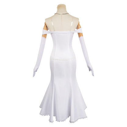 Free Shipping For_milia Women White Dress Party Carnival Halloween Cosplay Costume