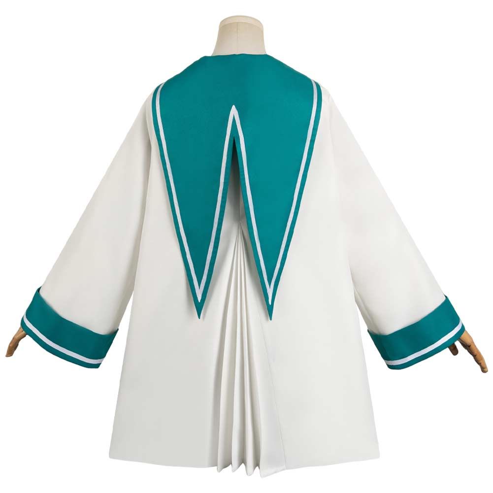 Free Shipping For_tri: My Dear Moments Anime Atri Women White Coat Party Carnival Halloween Cosplay Costume