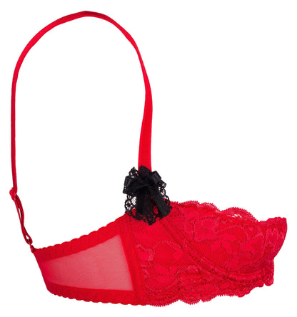 6081 Tao Red Open Cups Shelf Bra Sex in the City