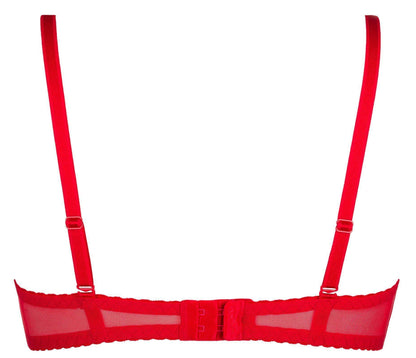 6081 Tao Red Open Cups Shelf Bra Sex in the City