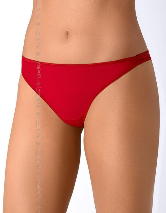 7018 Breva Red Strappy Thong