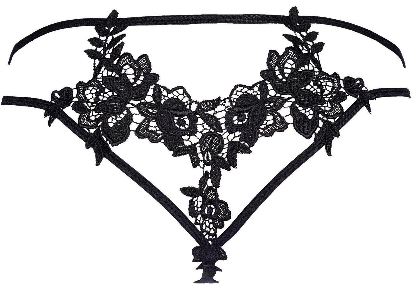 8848 Flamenco Black Thong