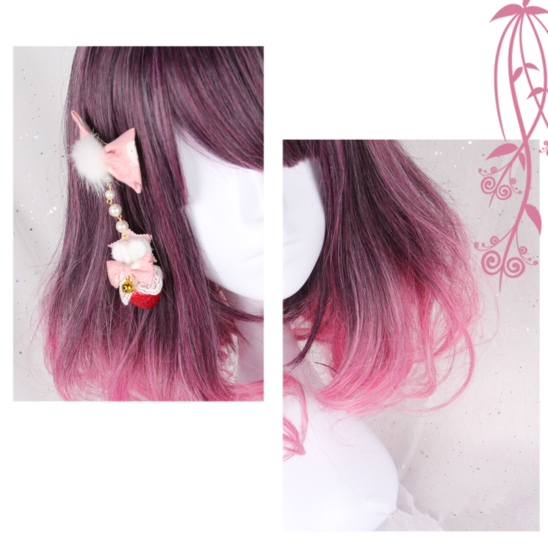 Free Shipping For Hivava Purple Pink Gradient Lolita Wig