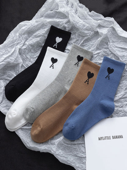 New Fashion Casual Keep Warm Contrast Color Socks Accessories-Homeundewear