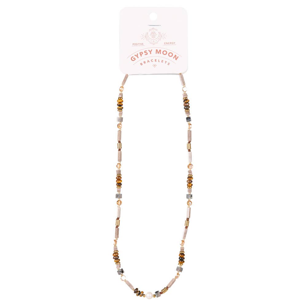 Free Shipping For MIXED STONES NECKLACE WITH RED AGATE AND OPALITE BEADS