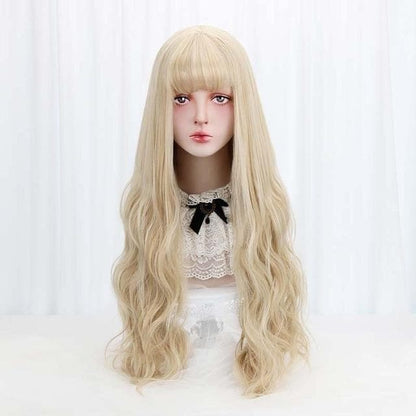 Free Shipping For Hivava Golden Cosplay Lolita Wig