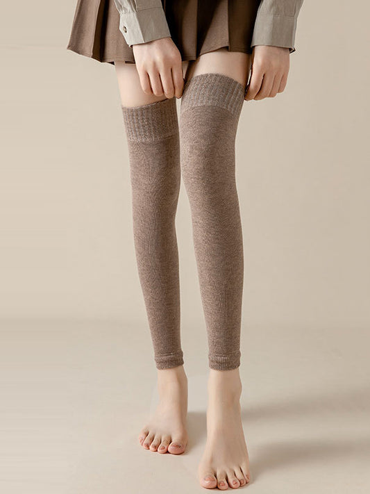 New Fashion Casual Skinny Keep Warm Solid Color Leg Warmers Accessories-Homeundewear