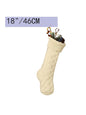 Jacquard Solid Color Christmas Socks Decoration Accessories-Homeunderwear