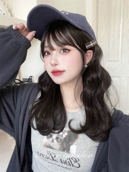 Free Shipping For Hivava Casual Series Dark Brown Curly Lolita Wig