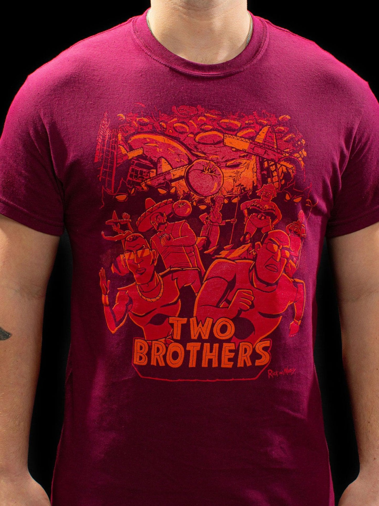 Free Shipping For Rick and Morty "Two Brothers" T-Shirt