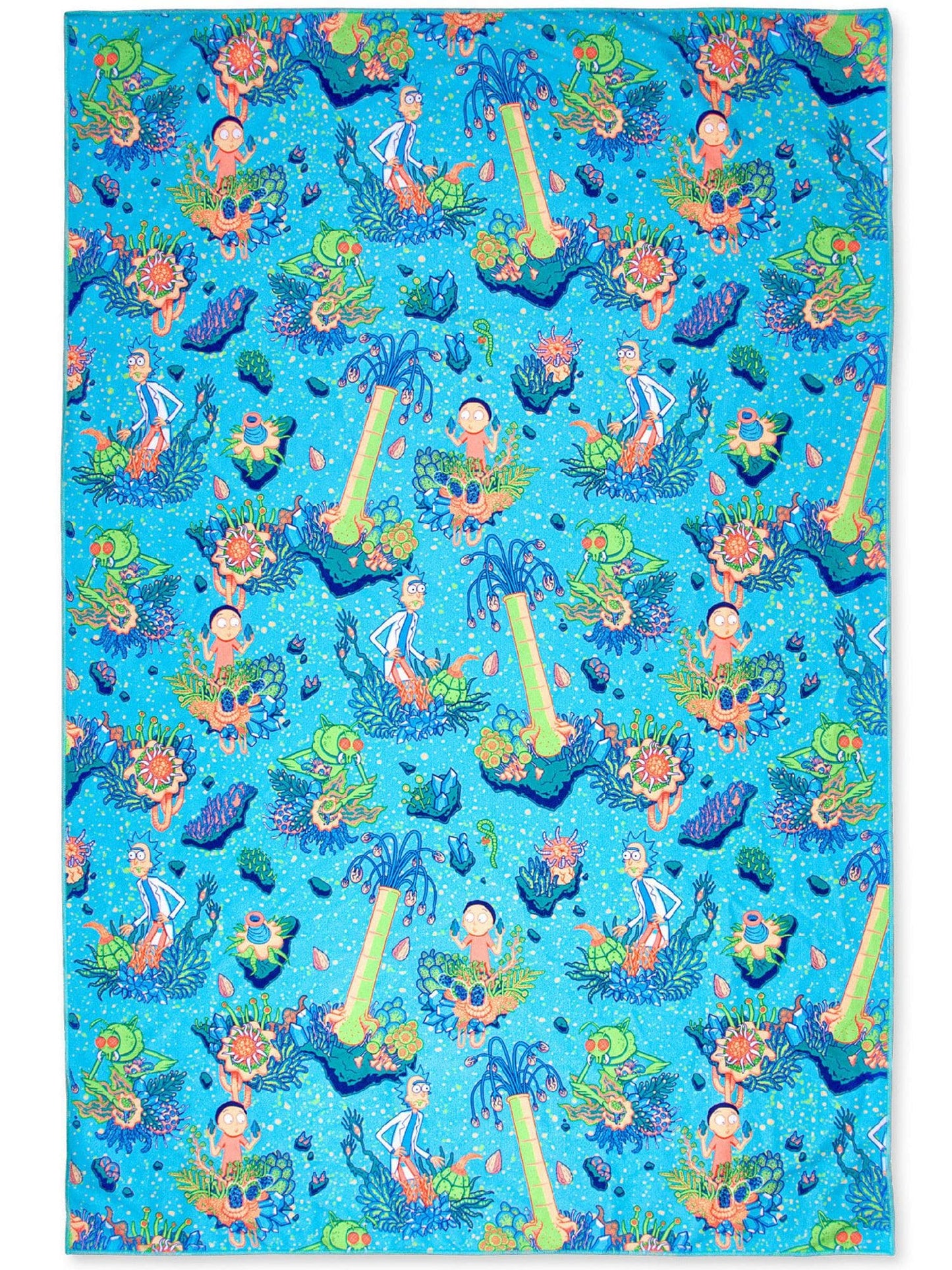 Free Shipping For Rick and Morty "Far-Away Vibes" Beach Blanket