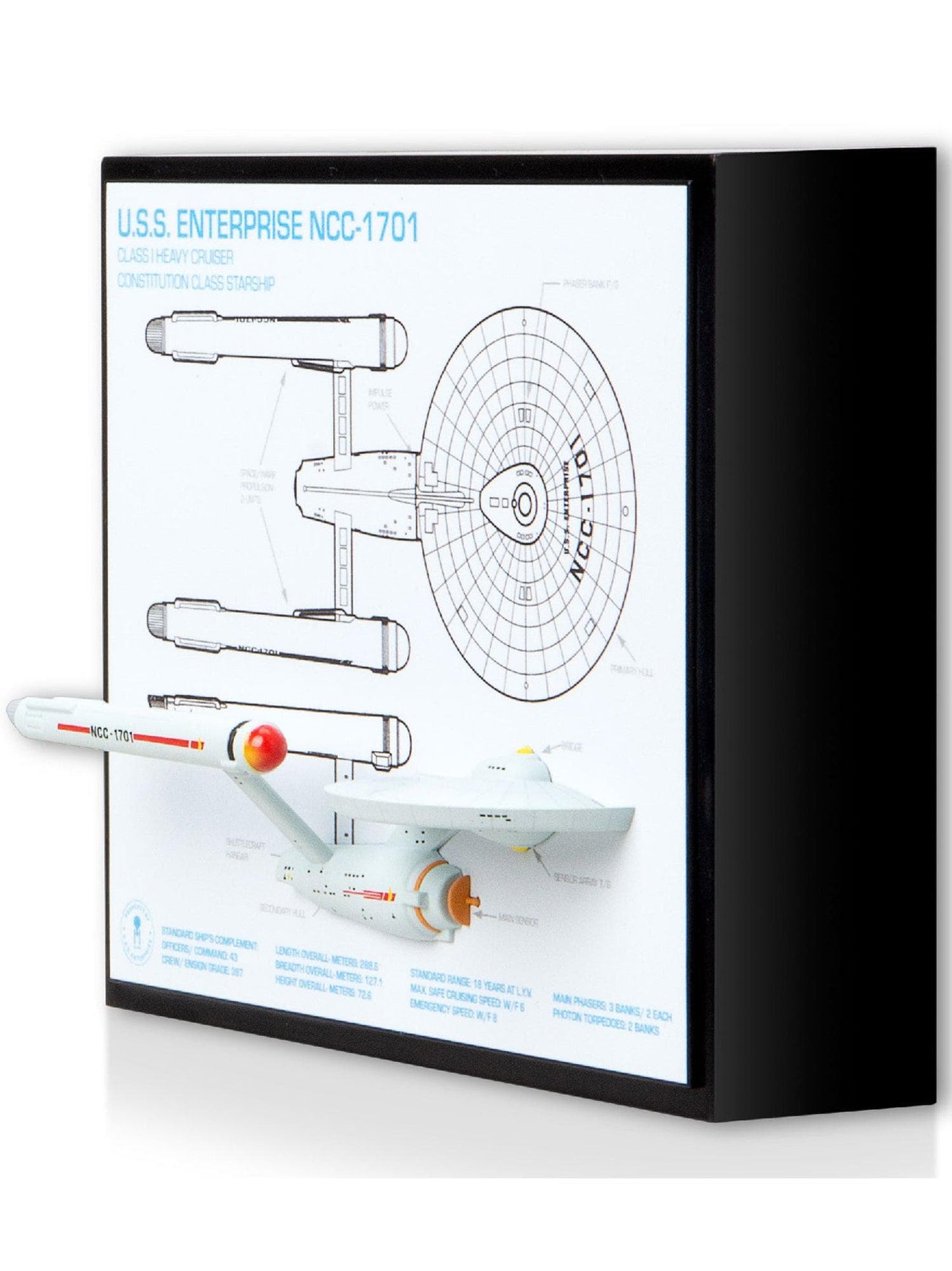 Free Shipping For Star Trek - The Enterprise 3D Blueprint