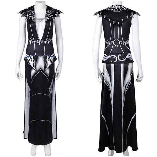 Free Shipping For_aldur's Gate Game Shadowheart Women Black Leather Outfit Party Carnival Halloween Cosplay Costume