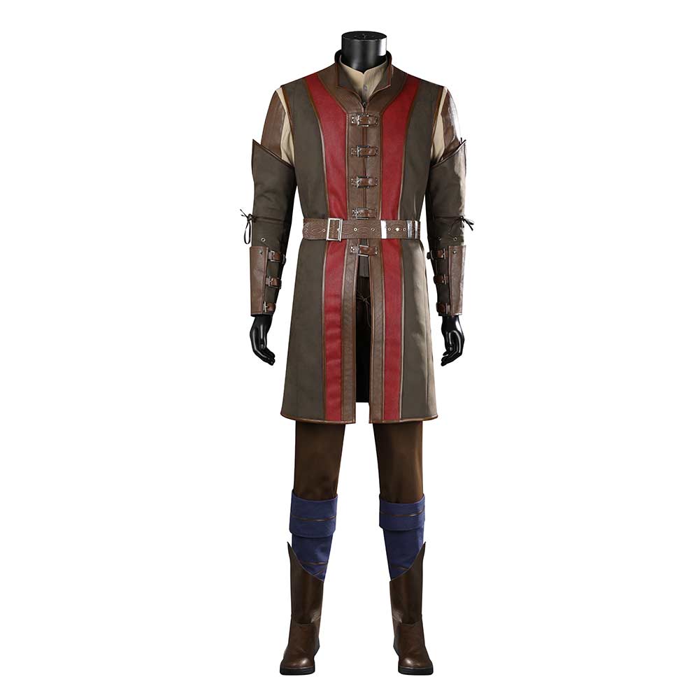 Free Shipping For_aldur's Gate Game Wyll Brown Outfit Party Carnival Halloween Cosplay Costume