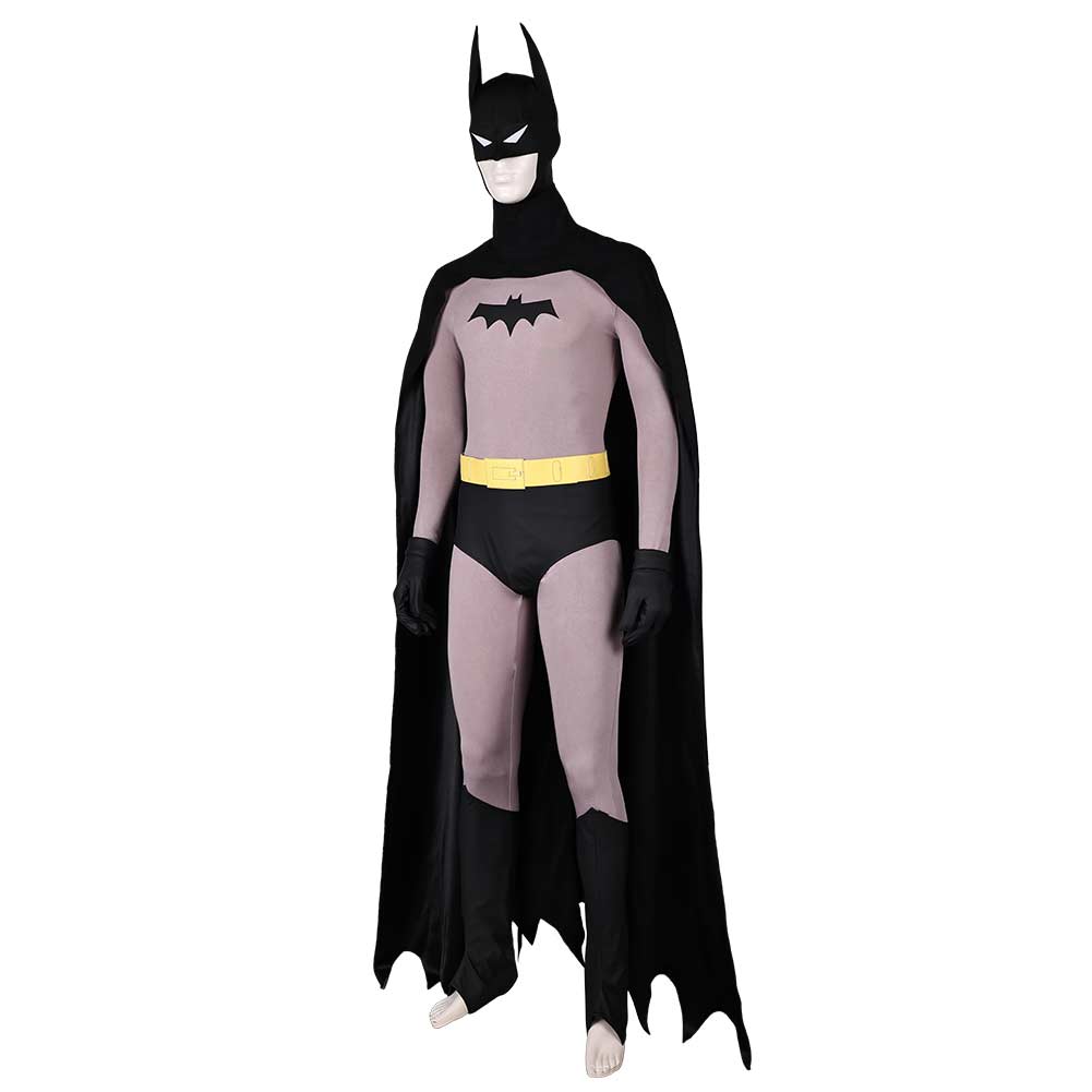 Free Shipping For_atman: Caped Crusader 2024 TV Bruce Wayne Black Outfit Party Carnival Halloween Cosplay Costume