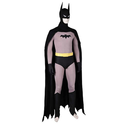 Free Shipping For_atman: Caped Crusader 2024 TV Bruce Wayne Black Outfit Party Carnival Halloween Cosplay Costume