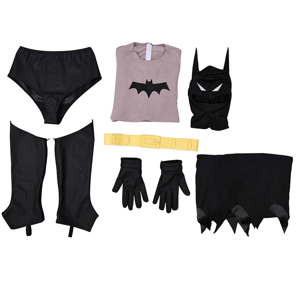 Free Shipping For_atman: Caped Crusader 2024 TV Bruce Wayne Black Outfit Party Carnival Halloween Cosplay Costume