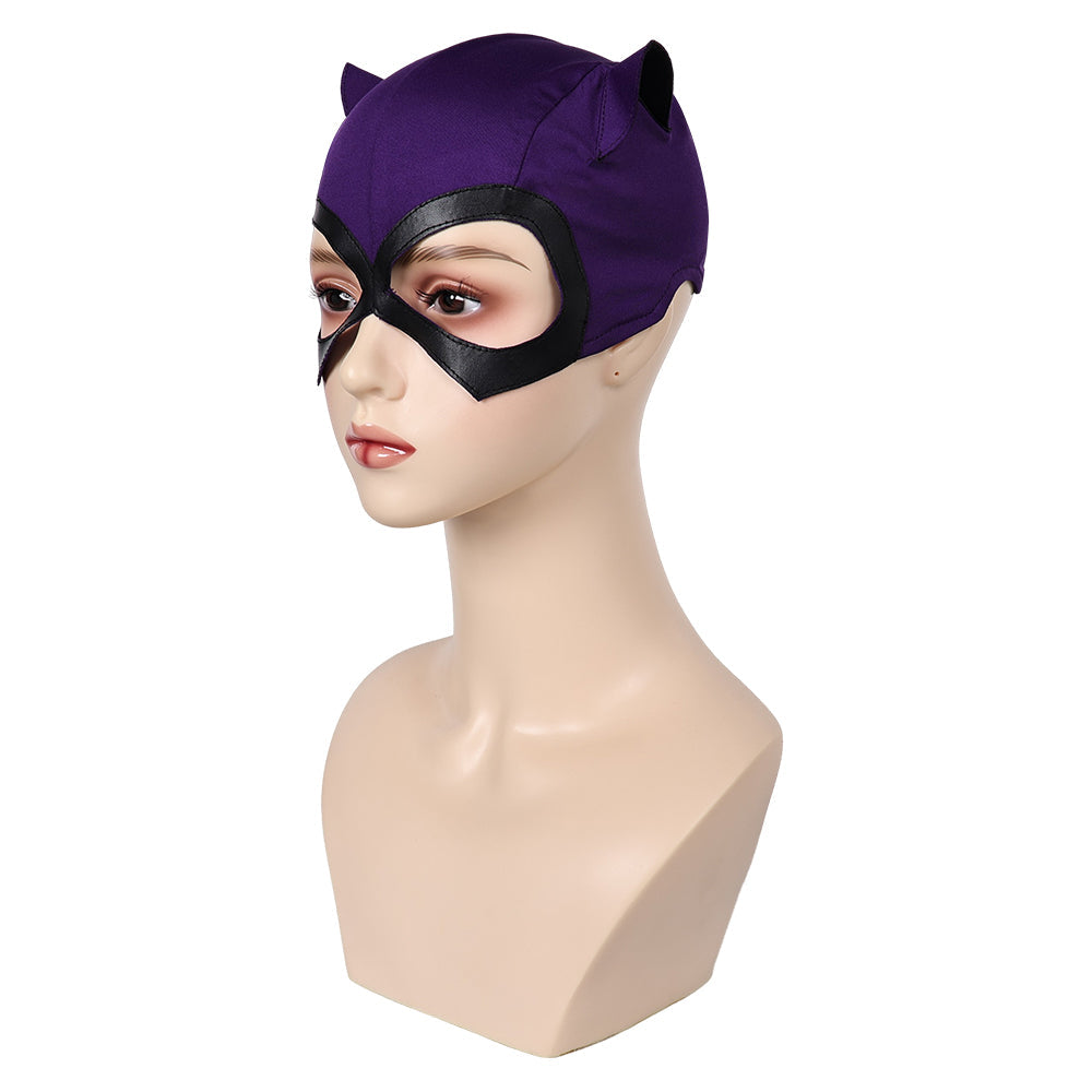 Free Shipping For_atman: Caped Crusader 2024 TV Catwoman Cosplay Mask Halloween Carnival Costume Accessories