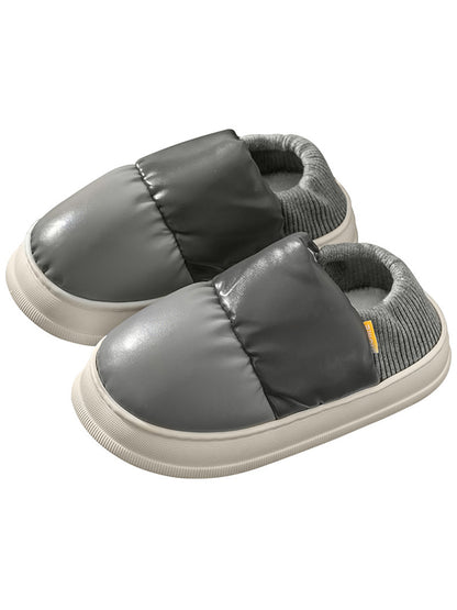 Casual Non-Slip Keep Warm Waterproof Flat Shoes-Homeunderwear