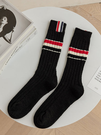 Fashion Breathable Striped Socks Accessories-Homeunderwear