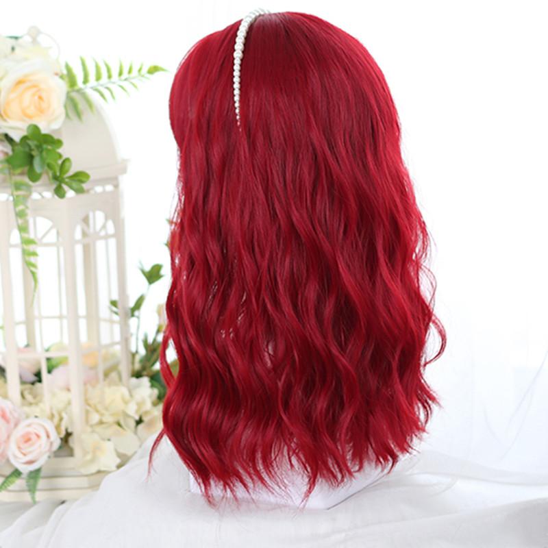 Free Shipping For Hivava Harajuku Red Long Curly Wig